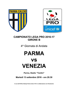 PARMA Vs VENEZIA