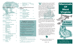 Mammals Brochure