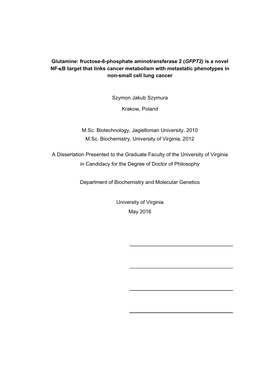 Glutamine: Fructose-6-Phosphate Aminotransferase 2 (GFPT2)