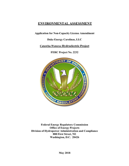 FERC Project No. 2232