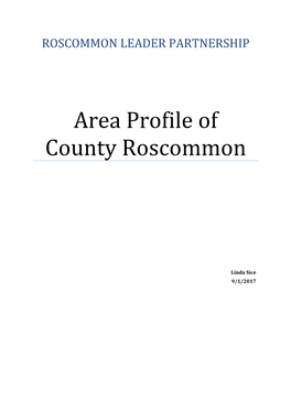 Area Profile of County Roscommon