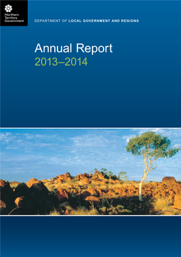 Department of Local Government and Regions Annual Report 2013-14