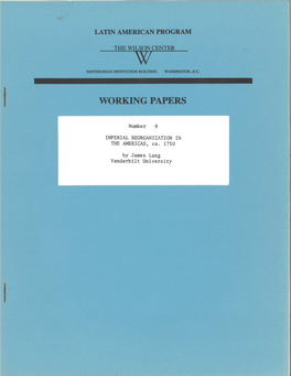 Working Papers