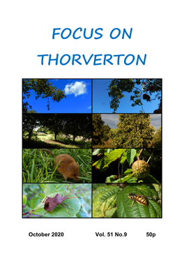 October 2020 Vol. 51 No.9 50P Focus on Thorverton Vol