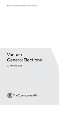Vanuatu General Elections