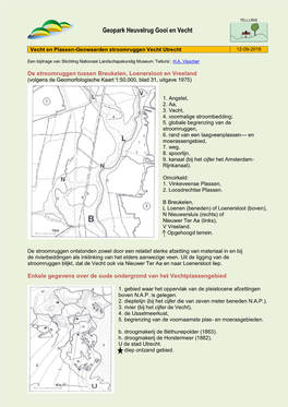 Geowaarden Stroomruggen Vecht Utrecht 12-09-2018