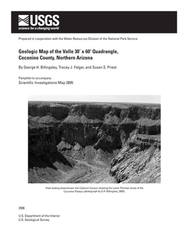 Geologic Map of the Valle 30'X 60'Quadrangle, Coconino County