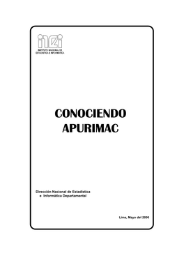 Conociendo Apurimac