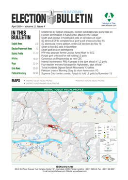 Election Bulletin Page 1-12