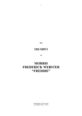 Morris Frederick Webster “Freddie”