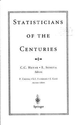 Statisticians of the Centuries