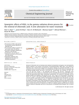 Synergistic Effects of HSO5￢ﾈﾒ in the Gamma Radiation Driven Process For