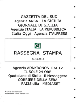 Rassegna Stampa