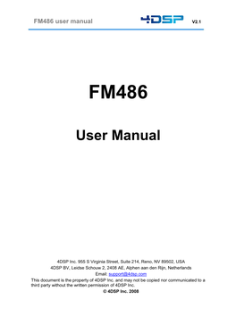 User Manual V2.1