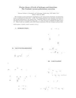 The Coulomb Vacuum Polarization Correction P P2 Pp