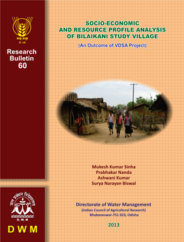 Socio-Economic and Resource Profile Analysis of Bilaikani Study Village