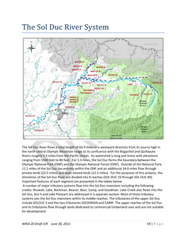 The Sol Duc River System