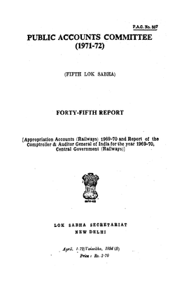 Public Accounts Committee (1971-72)