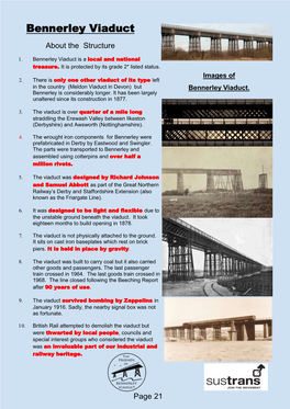 Bennerley Viaduct About the Structure