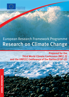 Climate Change Climate on Research — Programme Framework Research European