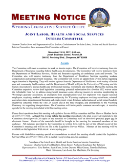 Meeting Notice