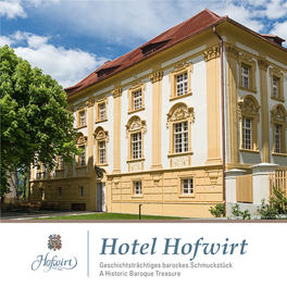 Hotel Hofwirt Geschichtsträchtiges Barockes Schmuckstück a Historic Baroque Treasure - 3 - Willkommen Beim Hofwirt!
