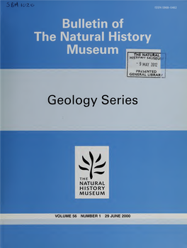 Bulletin of the Natural History Museum Geology Series