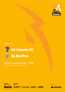 Gil Vicente FC SL Benfica