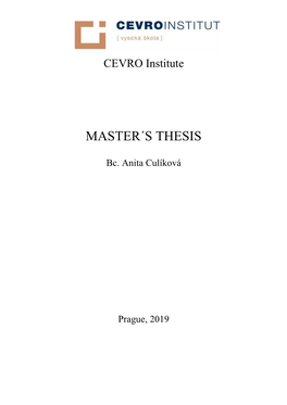 Master´S Thesis