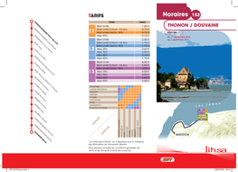 Horaires Ligne Douvaine Thonon Par Chens-Sur-Léman