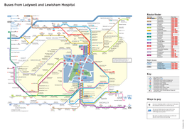 Buses from Ladywell and Lewisham Hospital