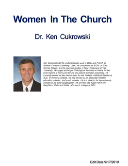 Women in the Church