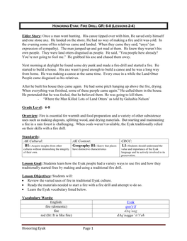 Fire Drill Gr: 6-8 (Lessons 2-4)