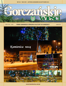 Gorczańskie Wieści, Nr 104/2012