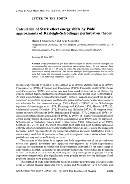Calculation of Stark Effect Energy Shifts by Pade Approximants of Rayleigh-Schrodinger Perturbation Theory