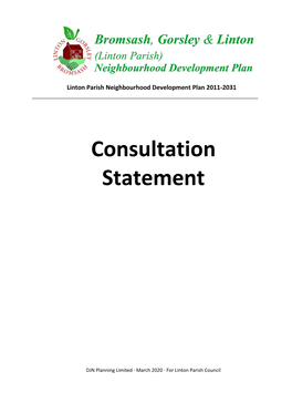 Linton Consultation Statement