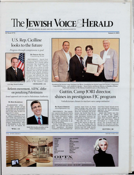 The JEWISH Vo1ce HERALD SERV ING RHODE ISLA ND an D SOUT HEASTERN MASSACHUSETTS