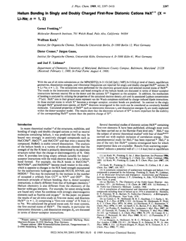 Helium Bonding in Singly and Doubly Charged First-Row Diatomic Cations Hex