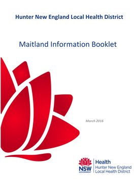 Maitland Information Booklet