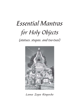 Essential Mantras for Holy Objects 1