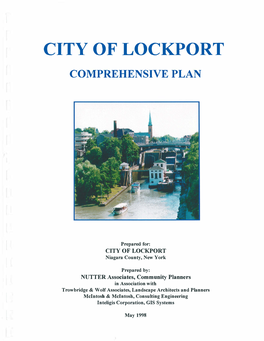 City of Lockport Comprehensive Plan