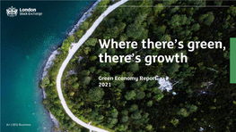 London Stock Exchange's Green Economy Report 2021