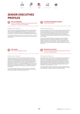 Senior Executives Profiles
