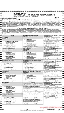 Ballot Type 12