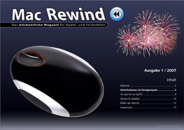 Mac Rewind Das Wöchentliche Magazin Für Apple- Und Technikfans