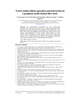 Vector Multi-Soliton Operation and Interaction in a Graphene Mode-Locked Fiber Laser