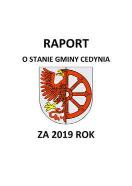 Raport O Stanie Gminy Cedynia Za 2019