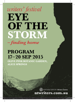 2015 EYE of the STORM--Alice Springs Program