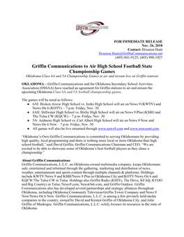 GRIF High School Football Championship Games Release 11