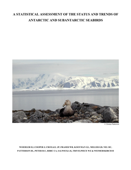 A Statistical Assessment of the Status and Trends of Antarctic and Subantarctic Seabirds
